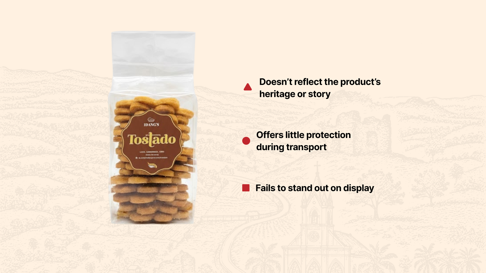 Idang's Tostado Old Packaging